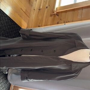 Elegant green  Button-Up Coat